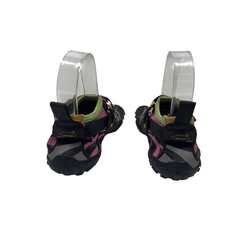 Vibram Spyridon Toe Shoes Womens 36 6.5-7 Black Pink Green Fivefingers Mesh - Picture 5 of 11